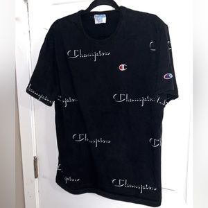 Men’s Champion Heritage All Over Script Logo T-Shirt